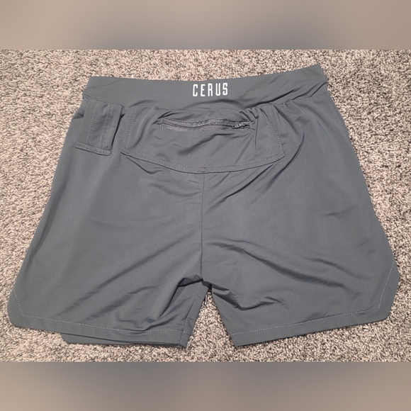 CERUS Mens Gray Titan Linerless Shorts SIZE SMALL - Picture 4 of 4